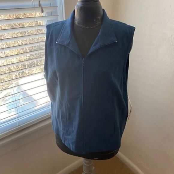 Koret Jackets & Blazers - City Blues by Koret vest, size PL